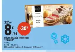 E.Leclerc ERHARD Bûche glacée tradition offre