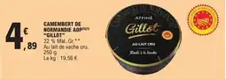 E.Leclerc GILLOT camembert de normandie aop offre