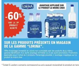 E.Leclerc LORINA Sur les produits présents en magasin de la gamme offre