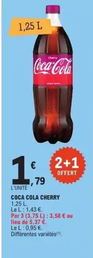 E.Leclerc COCA COLA Cherry offre