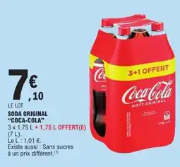 E.Leclerc COCA-COLA Soda original offre