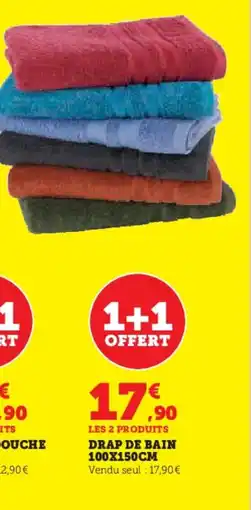 Super U Drap de bain offre