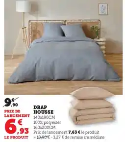 Super U Drap housse offre