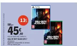 E.Leclerc CALL OF DUTY black ops 7 offre
