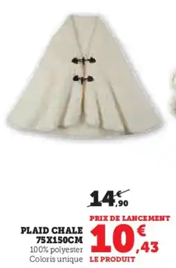 Super U Plaid chale offre