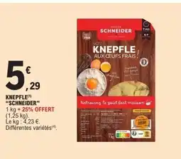 E.Leclerc SCHNEIDER Knepfle offre