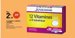 E.Leclerc JUVAMINE vitamines & 9 minéraux offre