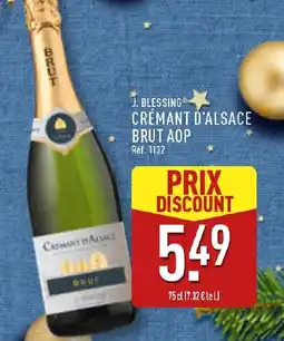 ALDI J. BLESSING Crémant d'alsace brut aop offre