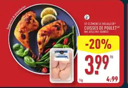 ALDI ST-CLÉMENT LE VOLAILLER Cuisses de poulet offre