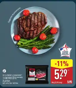 ALDI ST-CLÉMENT LE BOUCHER 1 entrecôte offre