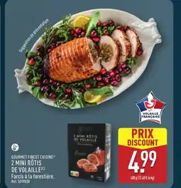 ALDI GOURMET FINEST CUISINE 2 mini rôtis de volaille offre