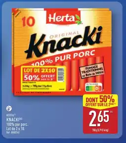 ALDI HERTA Knacki offre