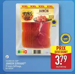 ALDI TESOROS DEL SUR Jambon serrano offre