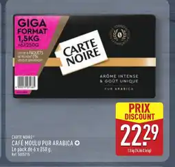 ALDI CARTE NOIRE Café moulu pur arabica offre