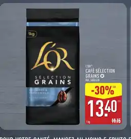 ALDI L'OR Café sélection grains offre