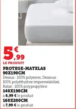 Super U Protege-matelas offre