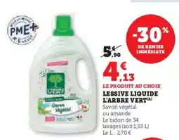 Super U Lessive liquide l'arbre vert offre