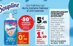 Super U Assouplissant concentre soupline offre