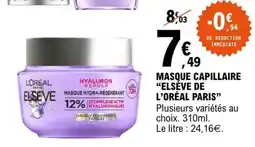 E.Leclerc MASQUE CAPILLAIRE “ELSÈVE DE L’ORÉAL PARIS” offre