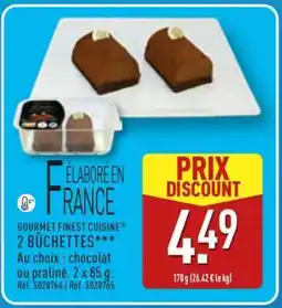 ALDI GOURMET FINEST CUISINE 2 BÛCHETTES offre