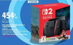 E.Leclerc Pack Console Nintendo Switch 2 + Mario Kart World offre