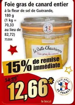 Norma La belle chaurienne foie gras de canard entier offre
