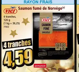 Norma Vici saumon fumé de norvège offre