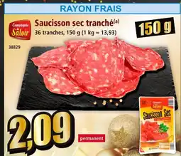 Norma Compagnie saloir saucisson sec tranché offre