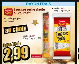 Norma Compagne saloir saucisse sèche offre