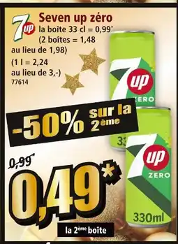 Norma 7up seven up zéro offre