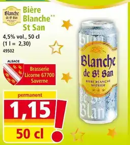 Norma Blanche de st san bière blanche offre