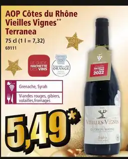 Norma Terranea aop côtes du rhône vieilles vignes offre