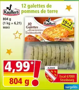 Norma Kauffer's 12 galettes pommes de terre offre