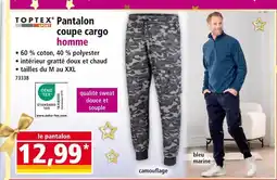 Norma Toptex sport pantalon coupe cargo homme offre