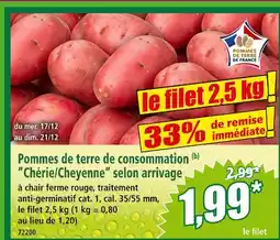 Norma Pommes de terre de consommation offre