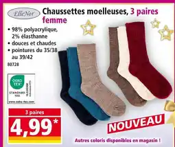 Norma Ellenor chaussettes moelleuses offre