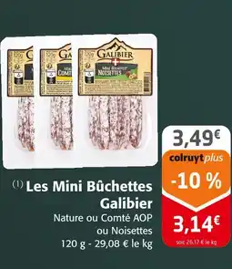 Colruyt Galibier les mini bûchettes offre