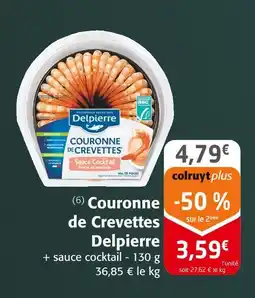 Colruyt Delpierre couronne de crevettes offre