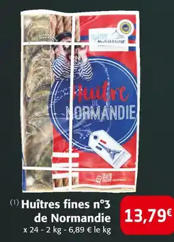 Colruyt Huîtres fines n°3 de normandie offre