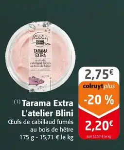 Colruyt L'atelier blini tarama extra offre