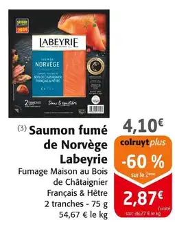 Colruyt Layberie saumon fumé de norvège offre