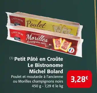 Colruyt Le bistronome michel bolard petit pâté en croûte offre