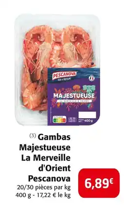 Colruyt Pescanova gambas majestueuse la merveille d'orient offre