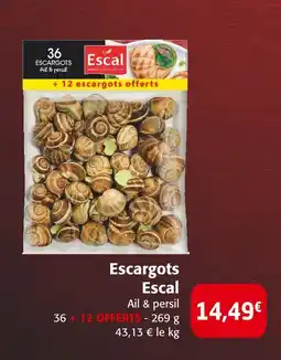 Colruyt Escal escargots offre