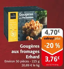 Colruyt Erhard gougères aux fromages offre