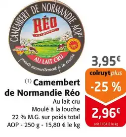 Colruyt Réo camembert de normandie offre