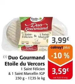 Colruyt Etoile du vercors duo gourmand offre