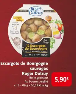 Colruyt Roger dutruy escargots de bourgogne sauvages offre