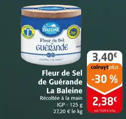Colruyt La baleine fleur de sel de guérande offre