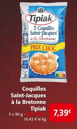 Colruyt Tiptak coquilles saint-jacques à la bretonne offre